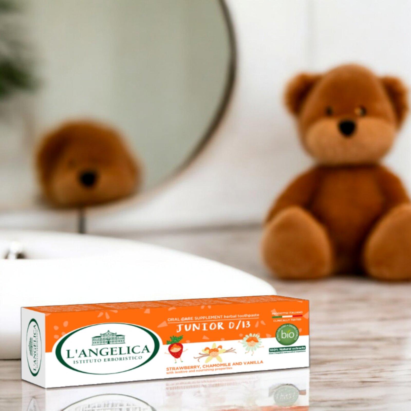 Зубная паста детская L'ANGELICA по уходу за полостью рта Junior 0-13 г 50 мл - фото 2
