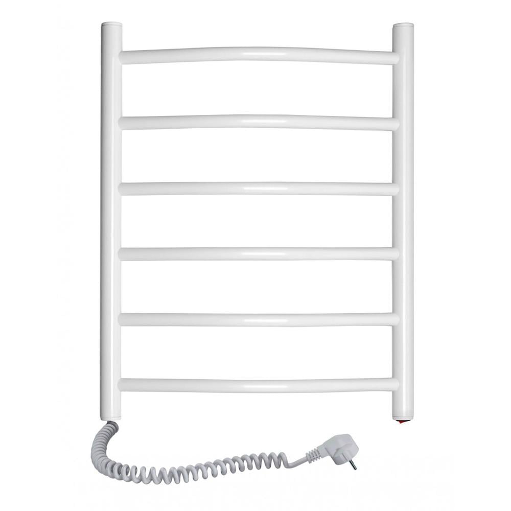 Полотенцесушитель электрический SANTAN Лестница Камелия левосторонняя 480х600 мм Белый (111946)