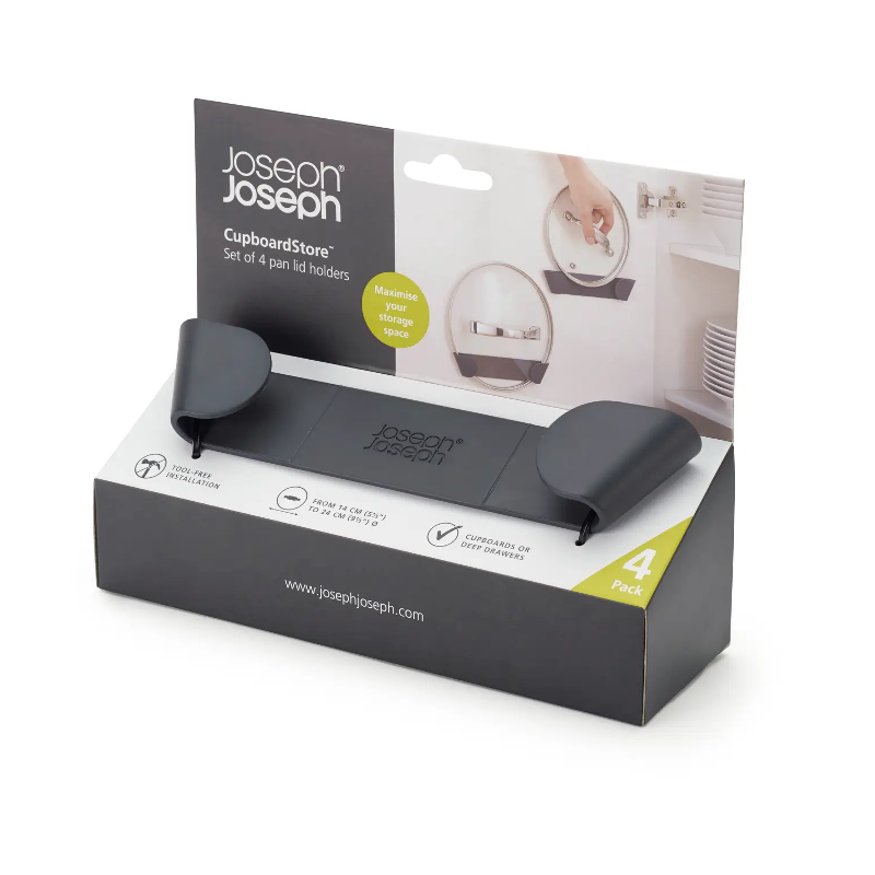 Набор держателей для крышек Joseph Joseph CupboardStore 4 шт. (85149) - фото 3 Набор держателей для крышек Joseph Joseph CupboardStore 4 шт. (85149) - фото 3