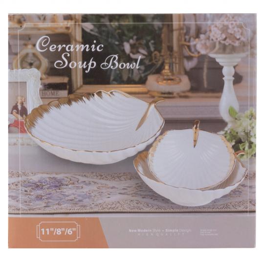 Набір піал Elisey Ранкова гармонія керамічні 3 шт. Білий (135-81-9201-005) - фото 4 Набір піал Elisey Ранкова гармонія керамічні 3 шт. Білий (135-81-9201-005) - фото 4