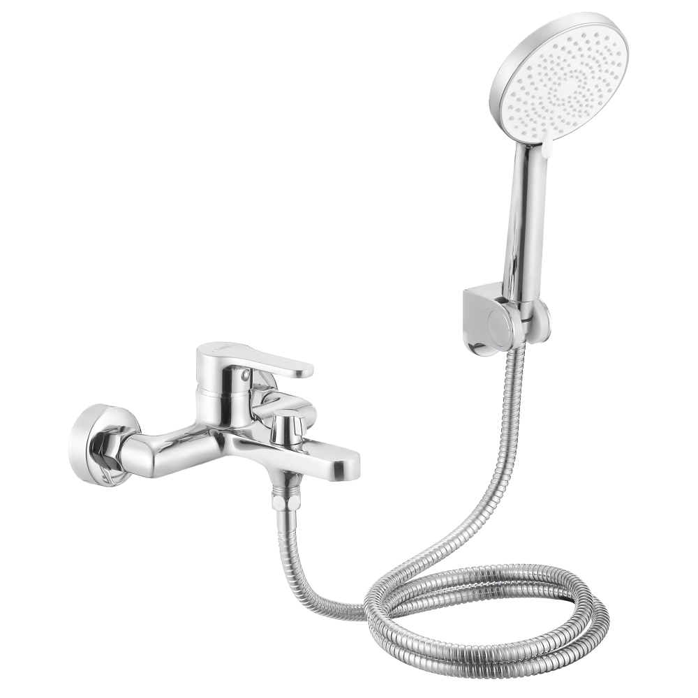 Смеситель для ванны с душевым гарнитуром Lidz Astra 006 Chrome (k35)