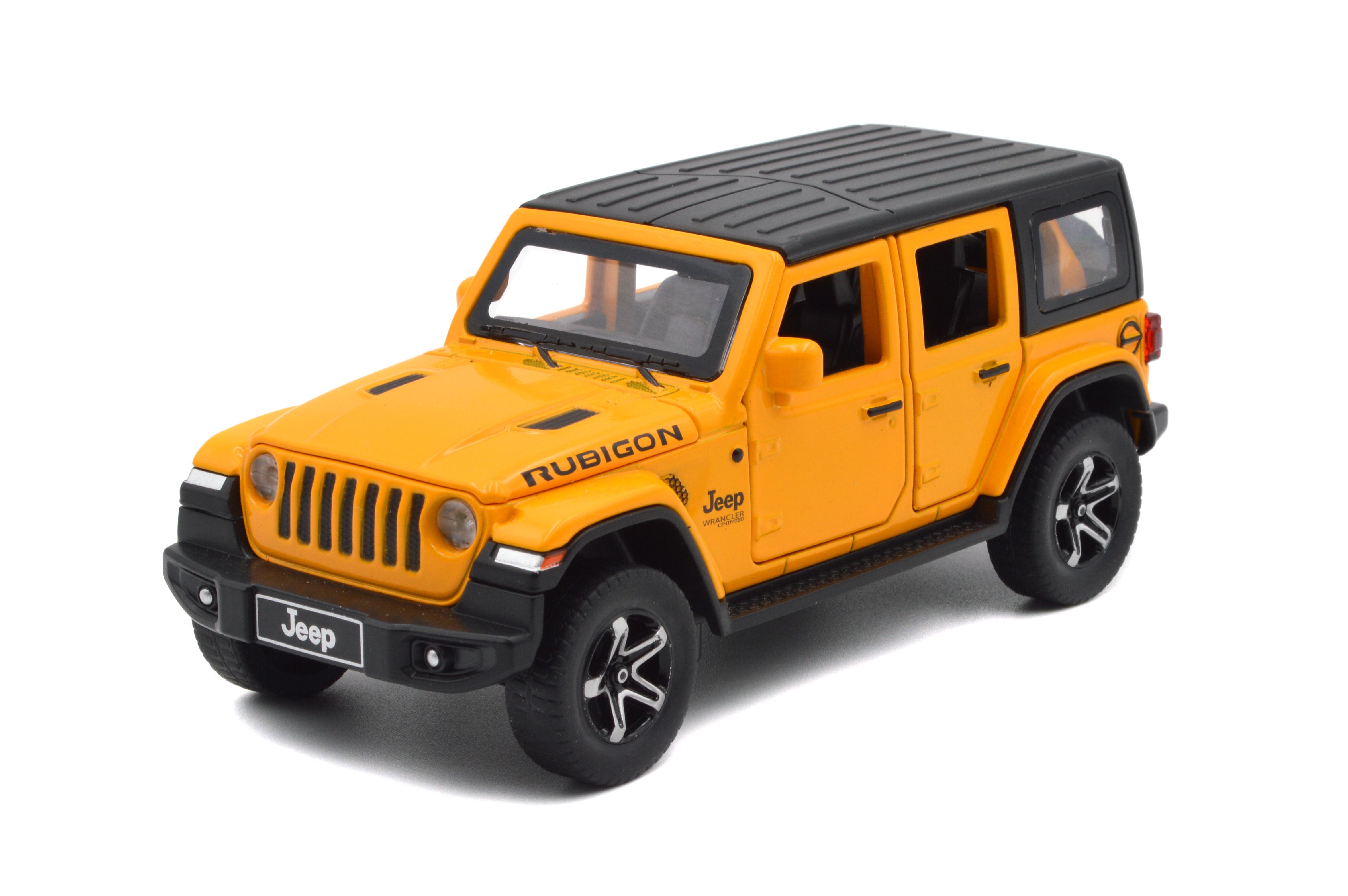 Модель металлическая Jeep Wrangler Rubicon масштаб 1:32/инерция/свет/звук/открываются двери/багажник и капот