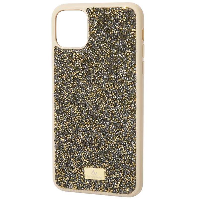 Протиударний TPU чохол Bling World Rock Diamond для Apple iPhone 15 6.1" Золотий
