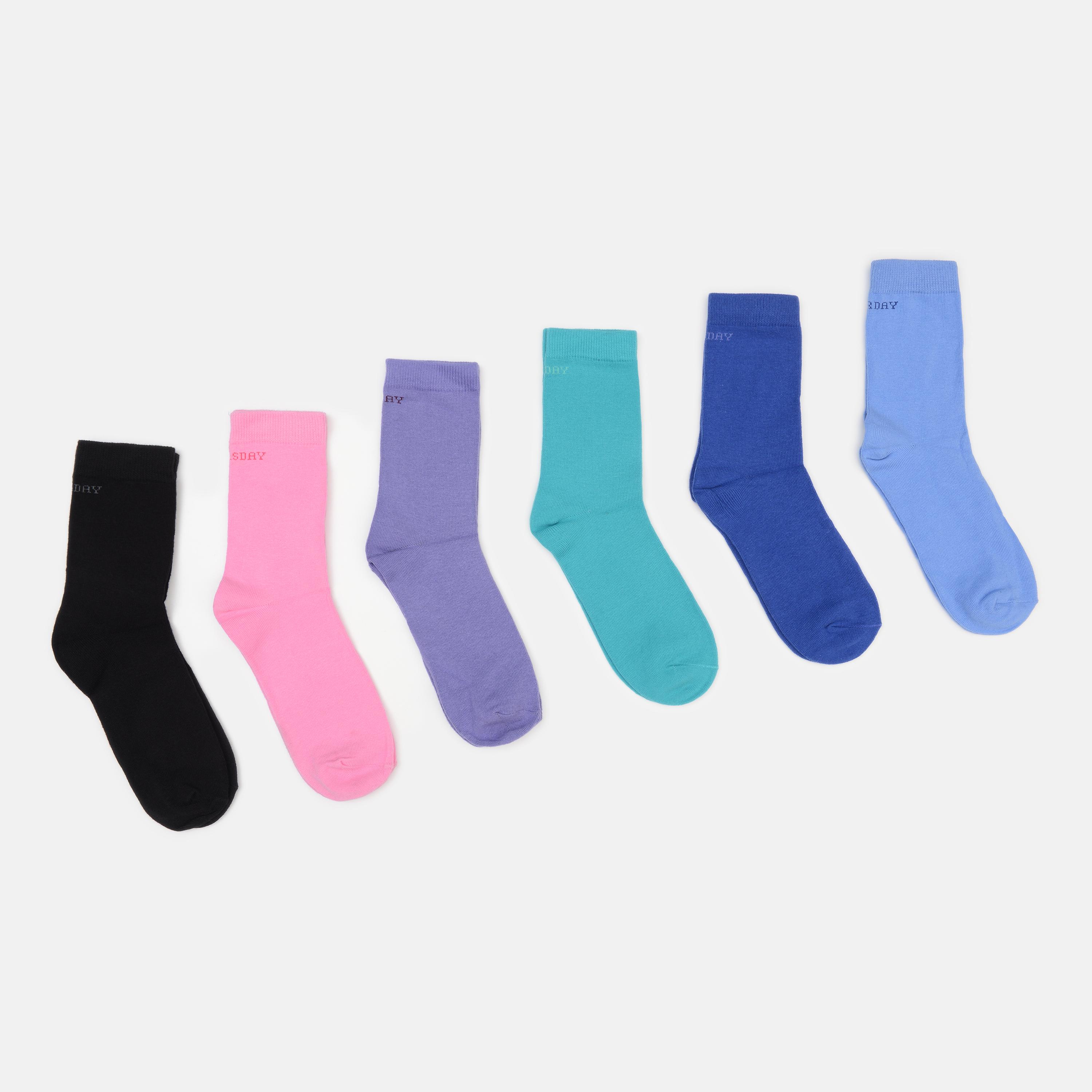 Шкарпетки C&A 6 пар р. 35-38 Різнокольоровий (14095521412)