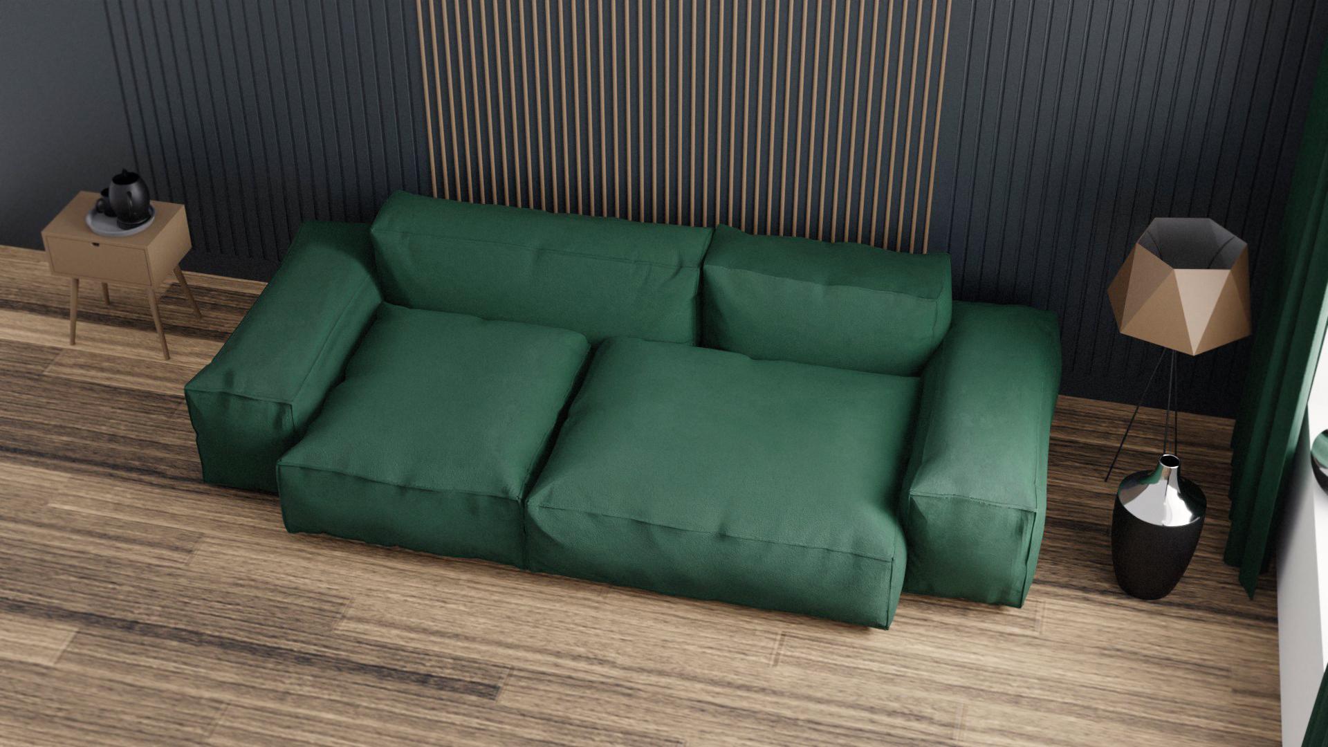 Модульний диван Cloud 2 290х128 см Зелений (Арт 0000) - фото 3 Модульний диван Cloud 2 290х128 см Зелений (Арт 0000) - фото 3