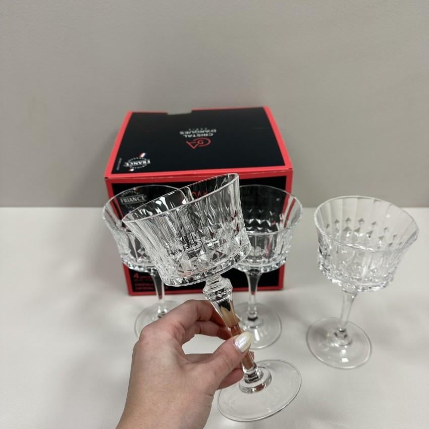 Набор бокалов для шампанского и коктейлей CD'A Lady Diamond X1718 4 шт. 230 мл 18х9,5 см (2803507411) - фото 6 Набор бокалов для шампанского и коктейлей CD'A Lady Diamond X1718 4 шт. 230 мл 18х9,5 см (2803507411) - фото 6
