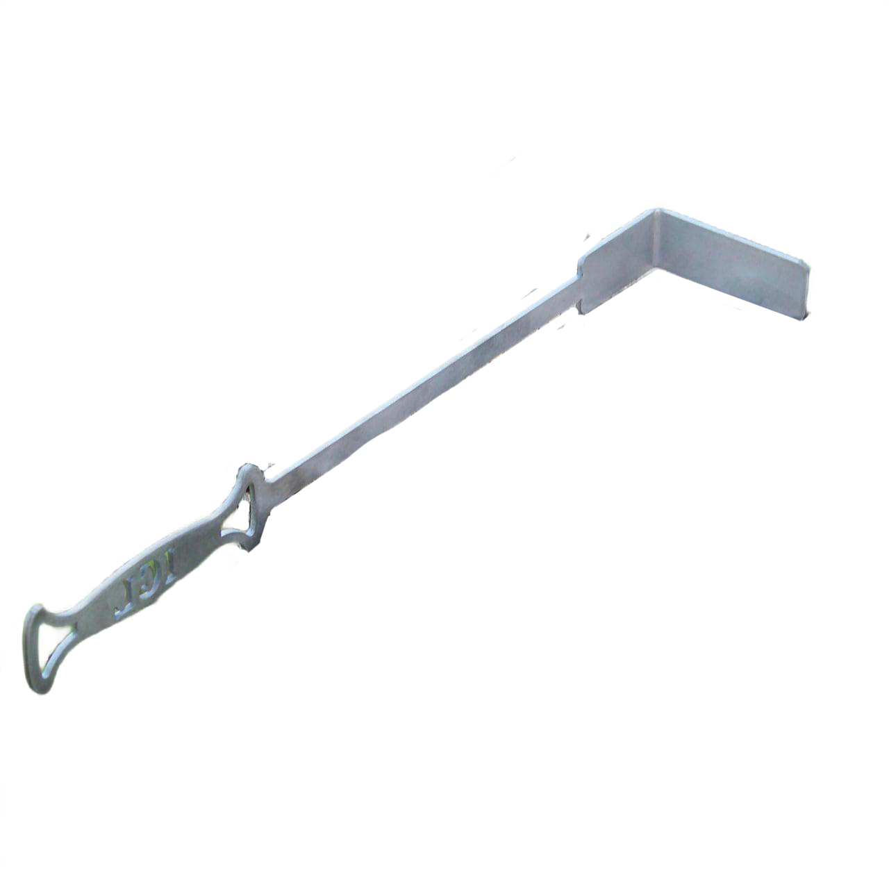 Кочерга для сковороды и мангала с гравировкой из нержавейки 3 мм (11715224)