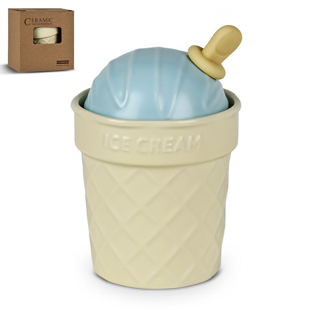 Чашка с крышкой и ложкой Aquarelle 400 мл (R32744)