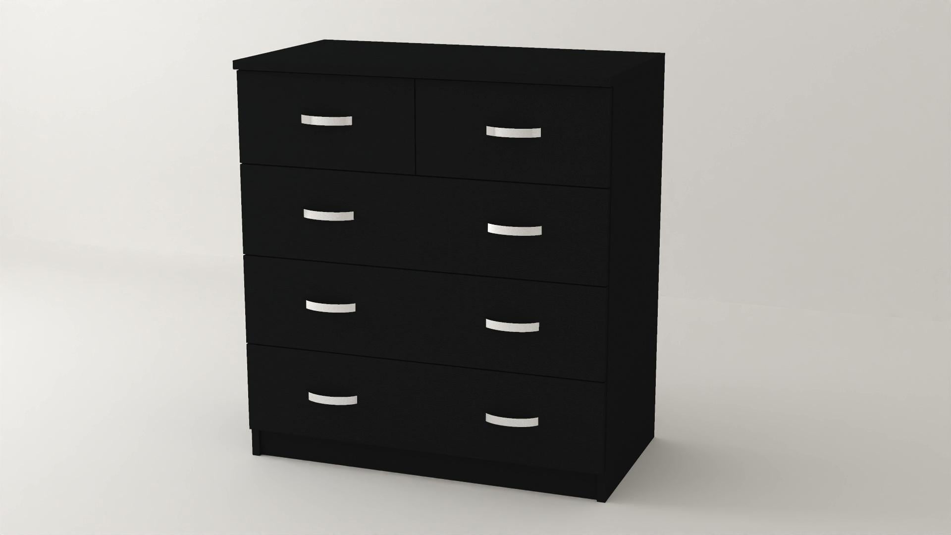 Комод Алекса ВК-33 100х50х90 см Антрацитовый (61721)