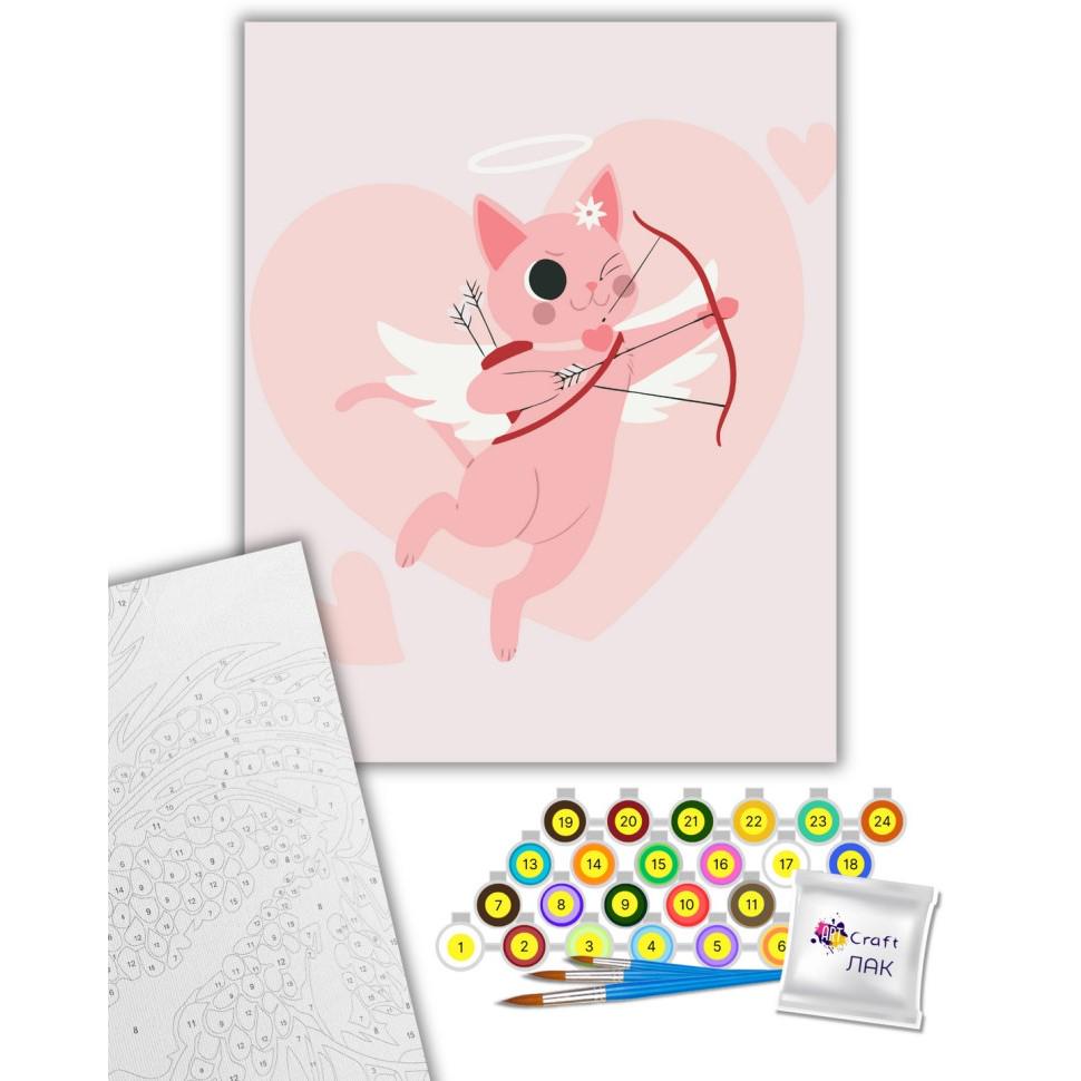 Картина по номерам Ideyka Хвостатый Купидон 40x50 см Разноцветный (PM-194-K-1384) - фото 2 Картина по номерам Ideyka Хвостатый Купидон 40x50 см Разноцветный (PM-194-K-1384) - фото 2