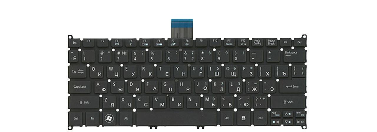 Клавиатура для ноутбука Acer Aspire V5-131 матовая (NK.I101S.038)