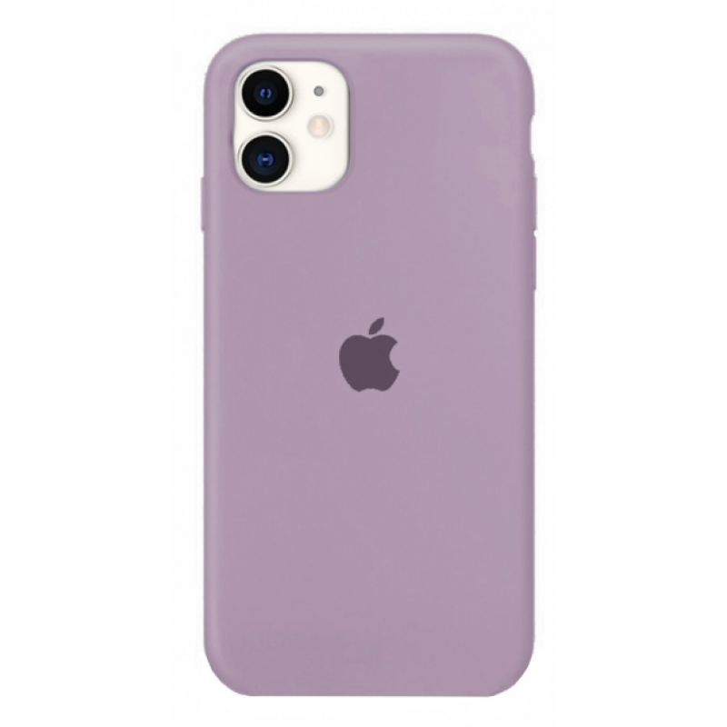 Чехол GoVern Silicone Case Full для Apple iPhone 11 Blueberry - фото 1