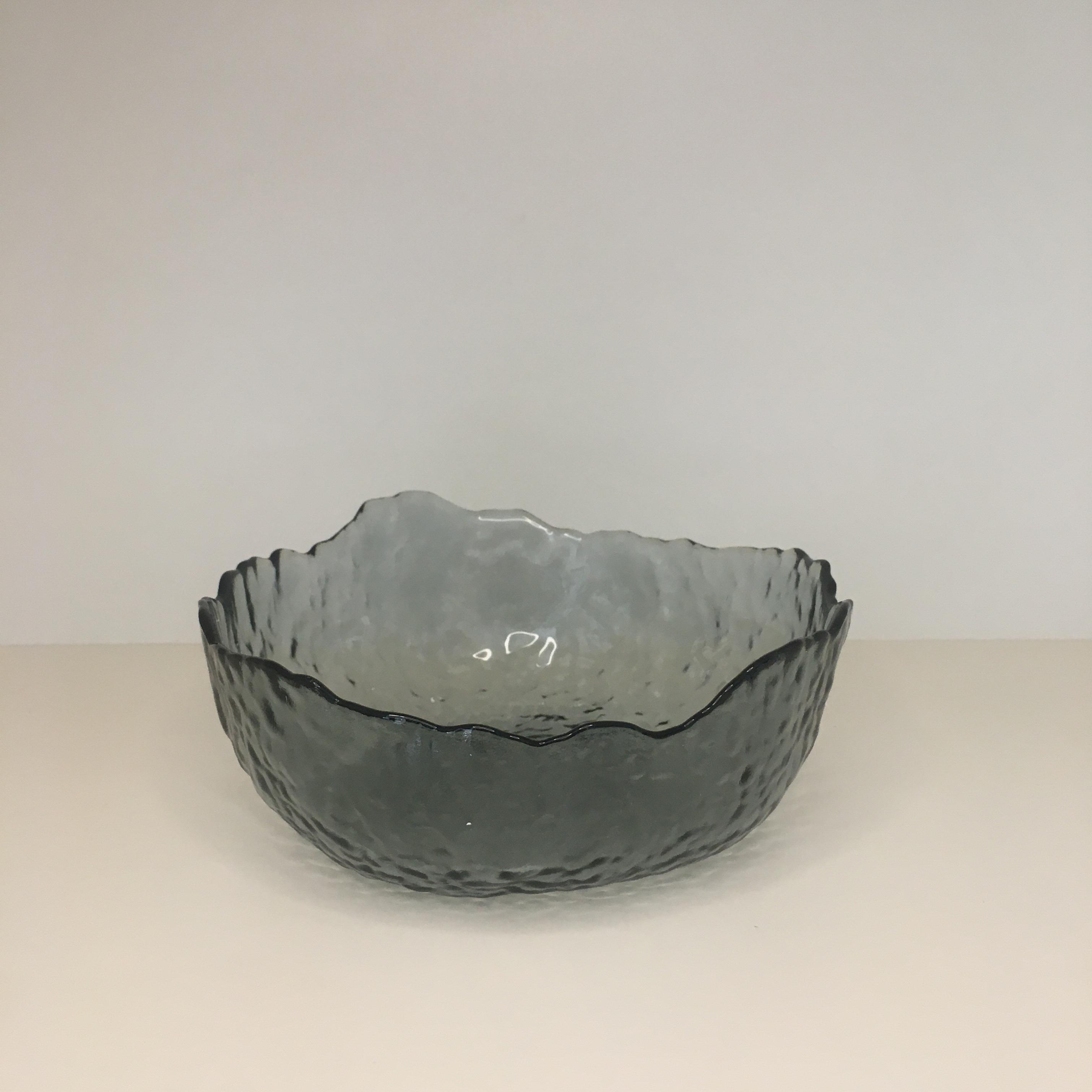 Салатник Olens стеклянный 17 см Серый (ST0971)