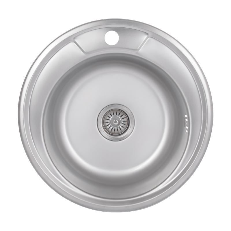 Мийка кухонна Brinex 490-A 0,6 мм Satin (BRIN490SAT06)