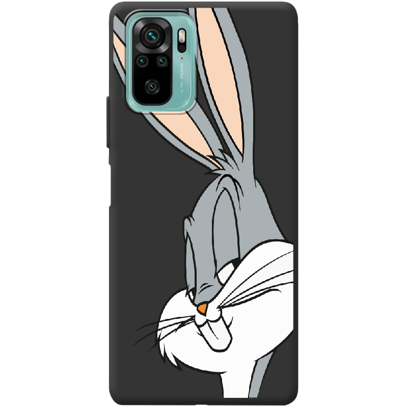 Чехол BoxFace Xiaomi Redmi Note 10 Lucky Rabbit Черный силикон (42029-bk81-42362)