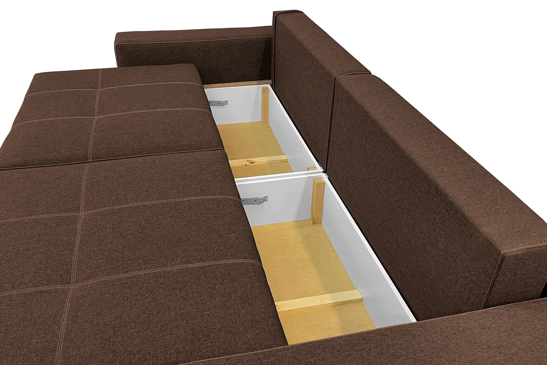 Диван Блисс 290х120 см Коричневый (25484713) - фото 5 Диван Блисс 290х120 см Коричневый (25484713) - фото 5