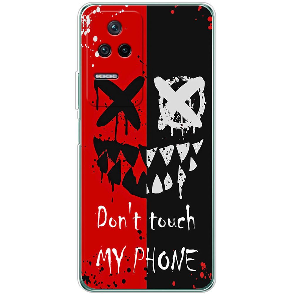 Чехол BoxFace Xiaomi Poco F4 Bad Smile Прозрачный силикон (44474-up2468-44474)