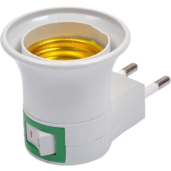 Патрон E27 с вилкой с выключателем (18925452) Патрон E27 с вилкой с выключателем (18925452)