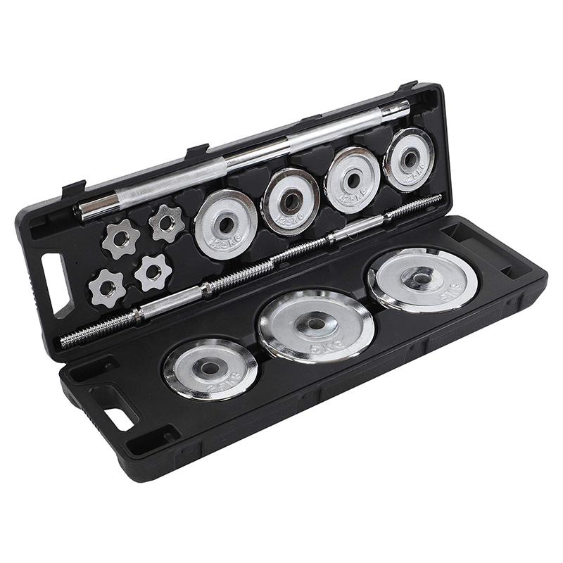 Набір гантелі розбірні в кейсі TA-9639 15 кг Срібний (56363256) - фото 4 Набір гантелі розбірні в кейсі TA-9639 15 кг Срібний (56363256) - фото 4