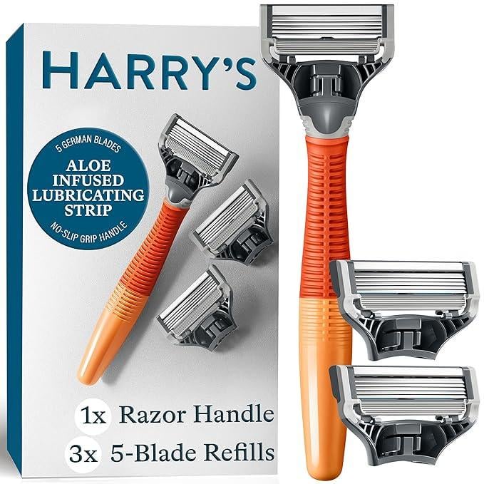 Бритва для чоловіків Harry's та 3 змінних картриджа