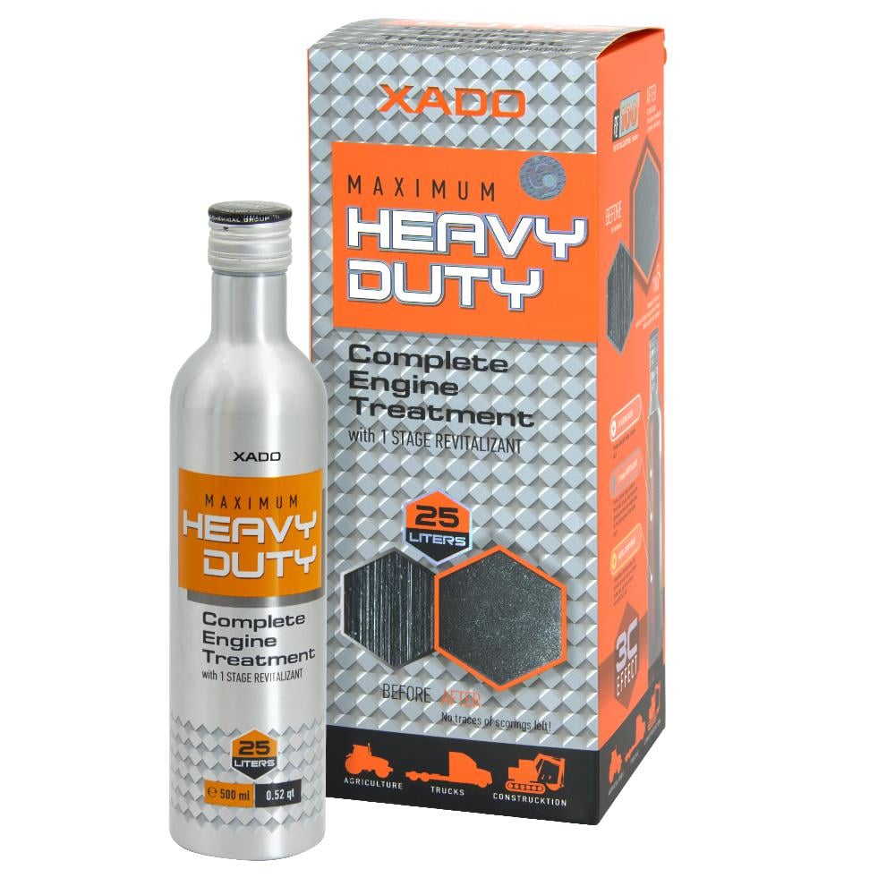 Атомарный кондиционер металла Xado для тяжелонагруженной техники с ревитализантом 500 мл (XA 40283_1)
