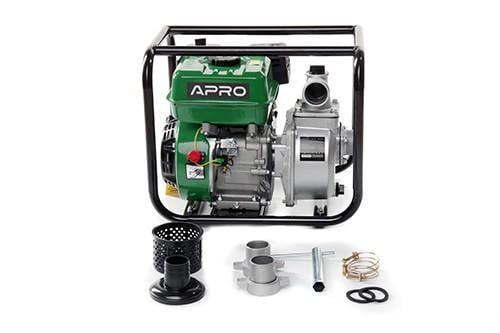 Мотопомпа Apro WP-30 бензиновая четырехтактная 6,5 л.с. 30 м3/ч 27 м (2969024730) Мотопомпа Apro WP-30 бензиновая четырехтактная 6,5 л.с. 30 м3/ч 27 м (2969024730)