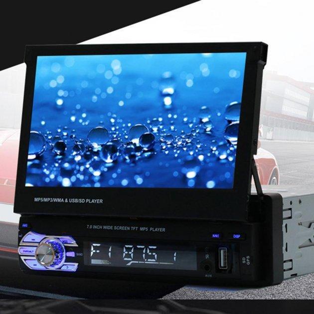 Автомагнітола SWM 9601G 7in Bluetooth Car Stereo MP5 FM/AM Radio w/ Map Card+ Camera (1747302250) - фото 2