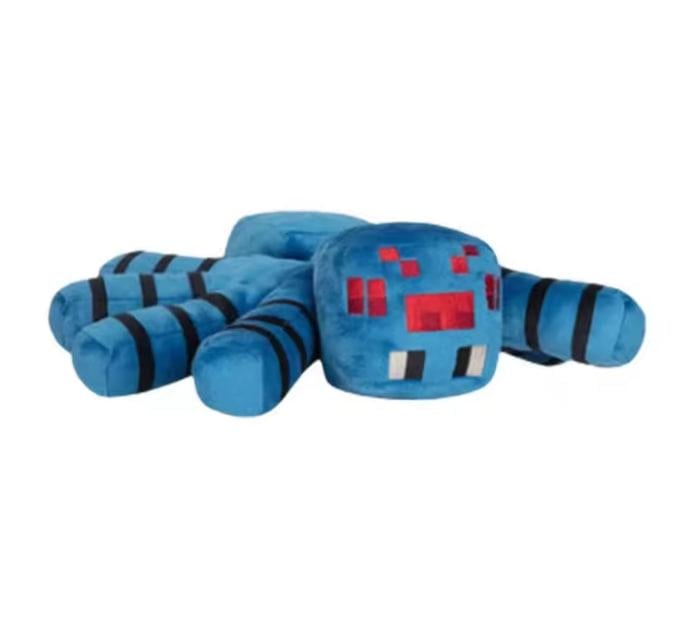 Мягкая игрушка Паук Майнкрафт 25 см Синий
