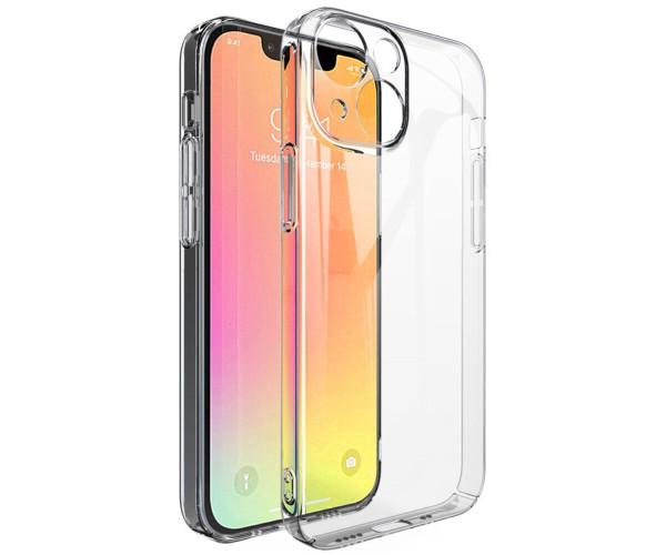 Прозорий силіконовий чохол накладка Oucase для iPhone 15 Plus, Transparent - фото 1