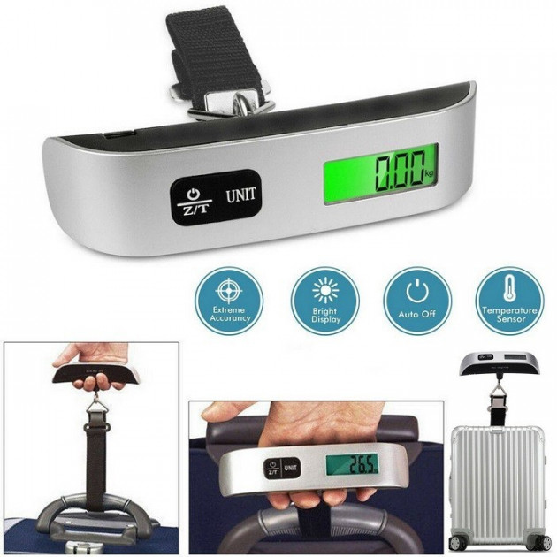 Весы для багажа до 50 кг Electronic Luggage Scale (AND 17#-8) - фото 3 Весы для багажа до 50 кг Electronic Luggage Scale (AND 17#-8) - фото 3