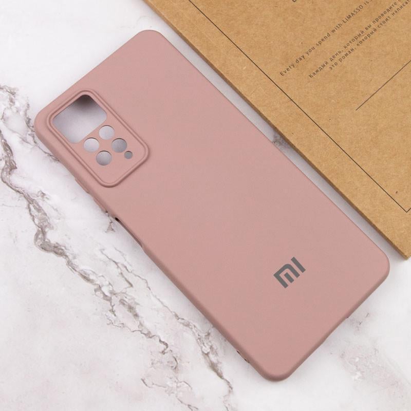 Противоударный Чехол Silicone Cover Lakshmi Full Camera (AAA) with Logo для Xiaomi Redmi Note 11 Pro 4G / 12 Pro 4G Pink Sand - фото 4