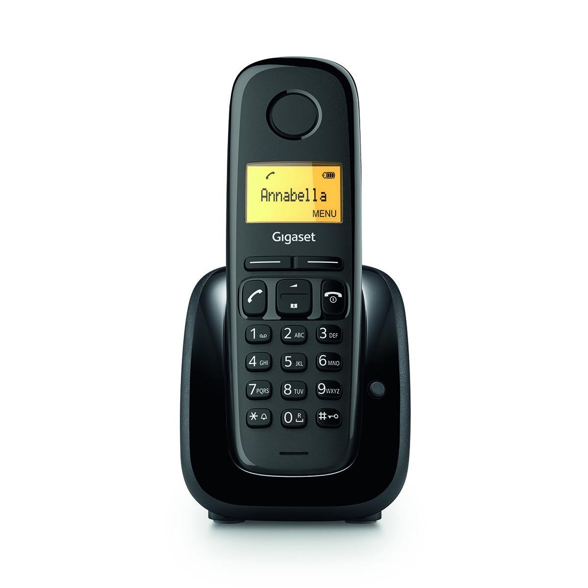 Радіотелефон Gigaset DECT A180 Black (S30852-H2807-R601) - фото 2 Радіотелефон Gigaset DECT A180 Black (S30852-H2807-R601) - фото 2