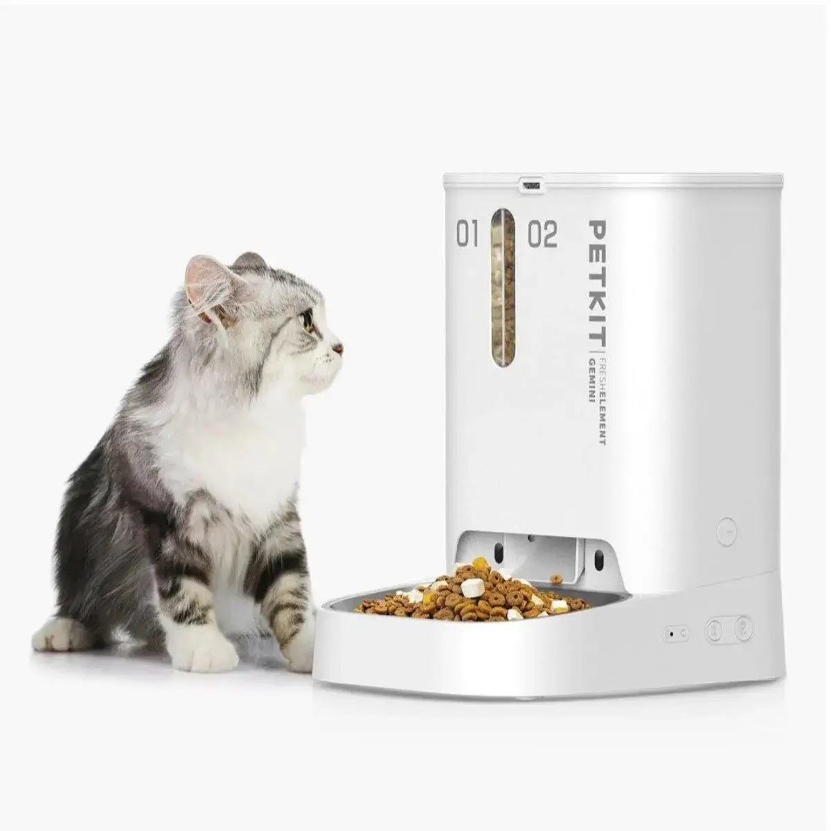 Годівниця смарт PETKIT Fresh Element Gemini Smart Pet Feeder P590 White
