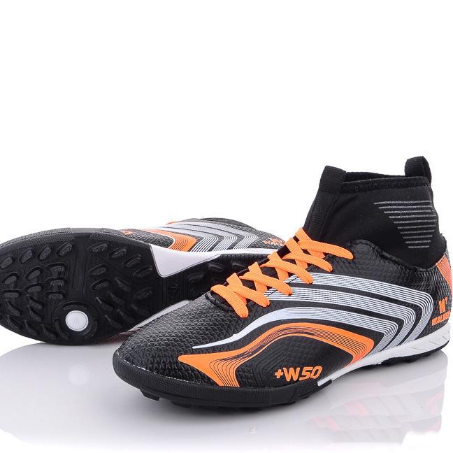 Сороконожки с текстильным носком Walked 435-st р. 44 Черно-оранжевый