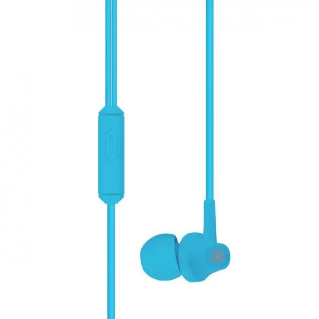 Гарнитура проводная Piko EP-102BLM 3,5 мм с микрофоном на проводе Blue (1283126477775) - фото 3 Гарнитура проводная Piko EP-102BLM 3,5 мм с микрофоном на проводе Blue (1283126477775) - фото 3