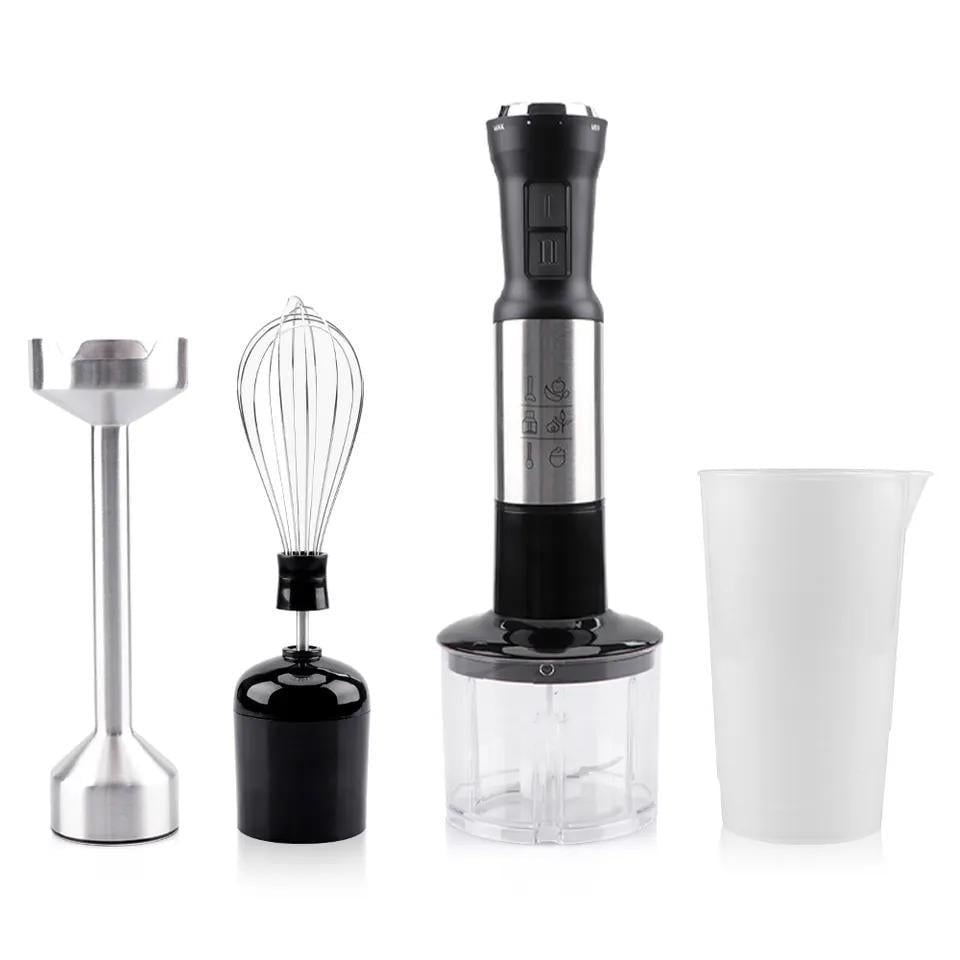 Блендер погружной измельчитель Raf Blender Set 4в1 Черный