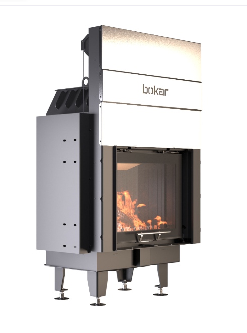 Камінна топка Bokar 6050G 14,4 kW ceramatex Black