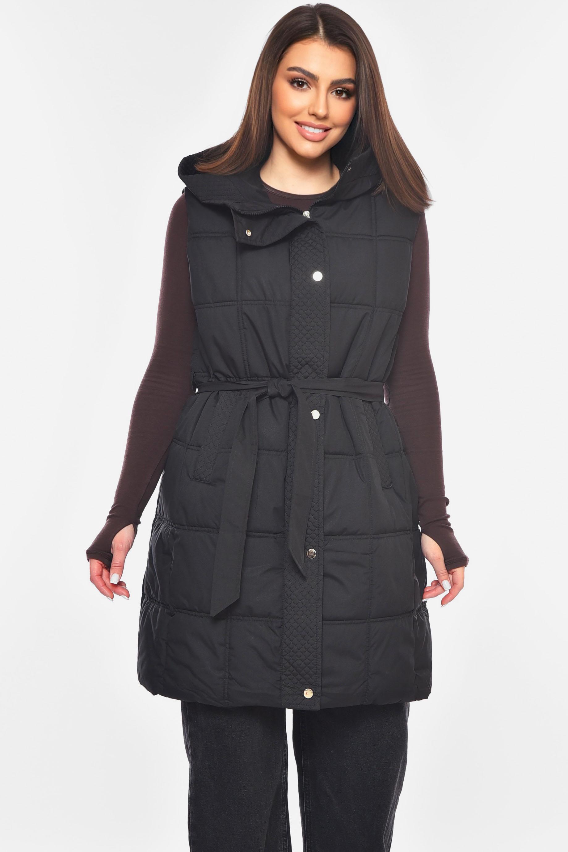 Жилетка жіноча батальна 200311 6XL Чорний