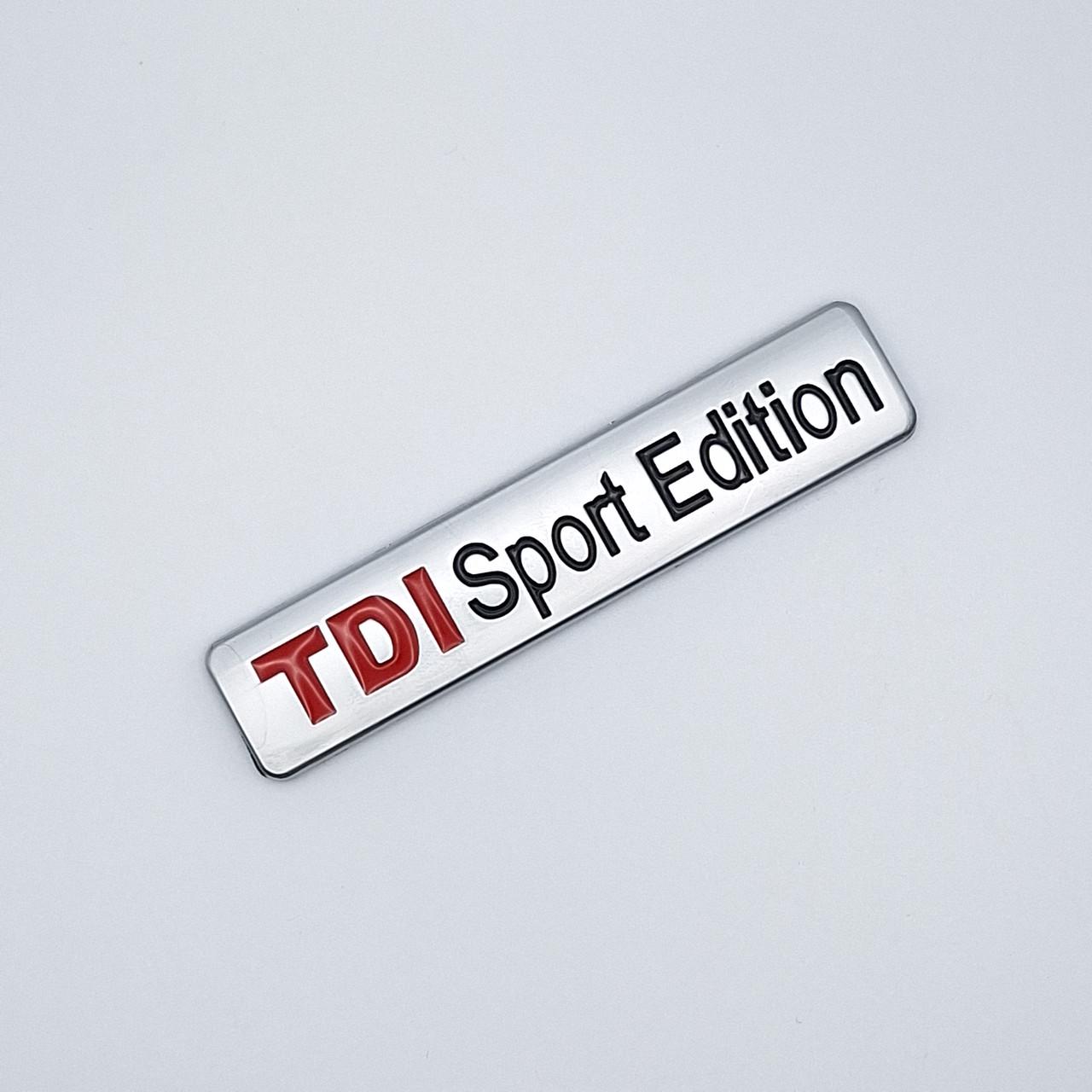 Эмблема плашка TDI Sport Edition Хром матовый (1998706788)