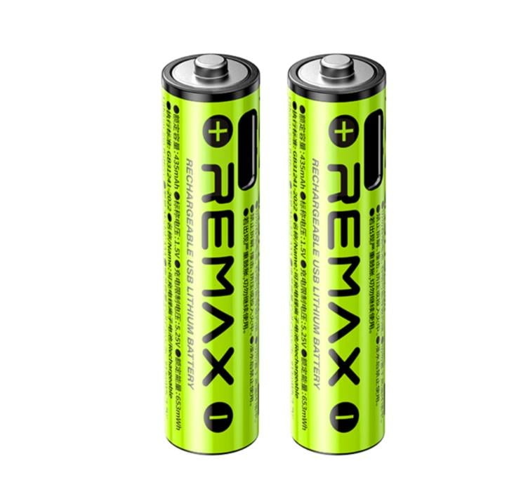 Аккумуляторы Remax AAA01 Rechargeable USB Lithium Battery 220 mAh 2 шт. (101265)