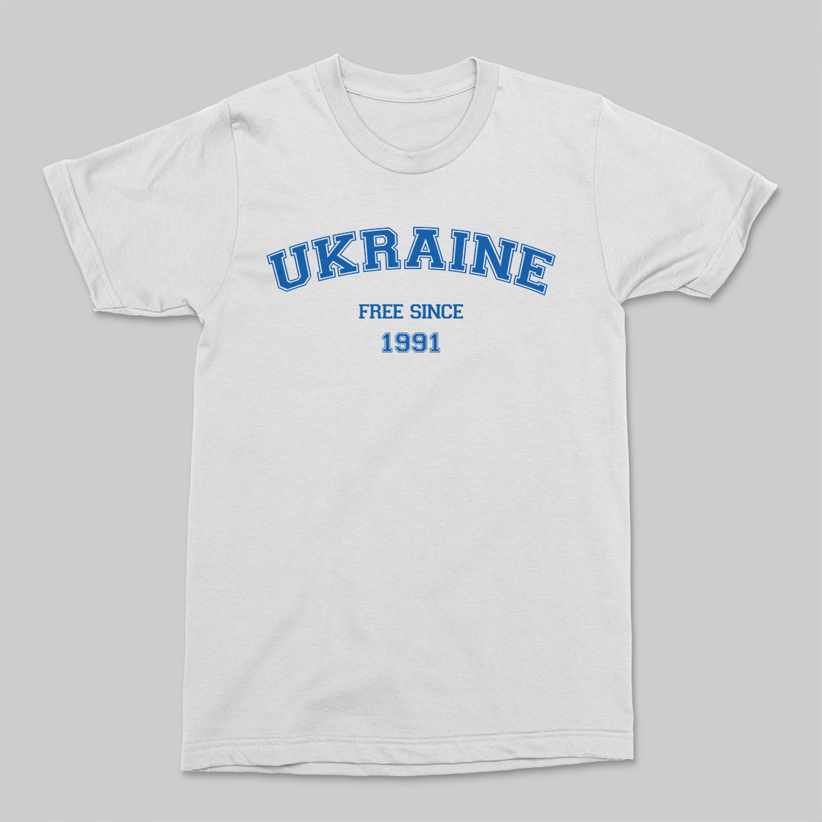 Футболка жіноча Ufree s Вільна Україна з 1991 XXL Білий (20013-1W-XXL)