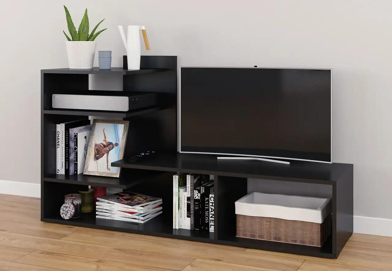 ТВ тумба Id27-191 1400x726x398 мм Черный - фото 2 ТВ тумба Id27-191 1400x726x398 мм Черный - фото 2