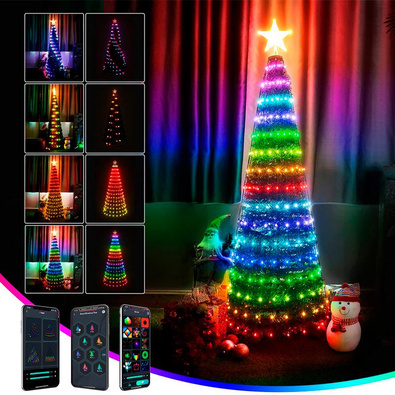 Гирлянда Smart iDeal на елку со звездой управление с пульта и телефона LED 2,1 м (1100) - фото 11 Гирлянда Smart iDeal на елку со звездой управление с пульта и телефона LED 2,1 м (1100) - фото 11