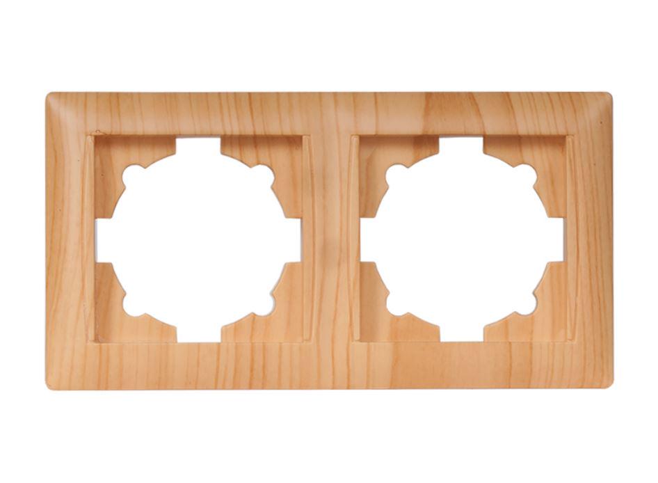 Рамка 2-я горизонтальная Luxel Primera Сосна (3822)