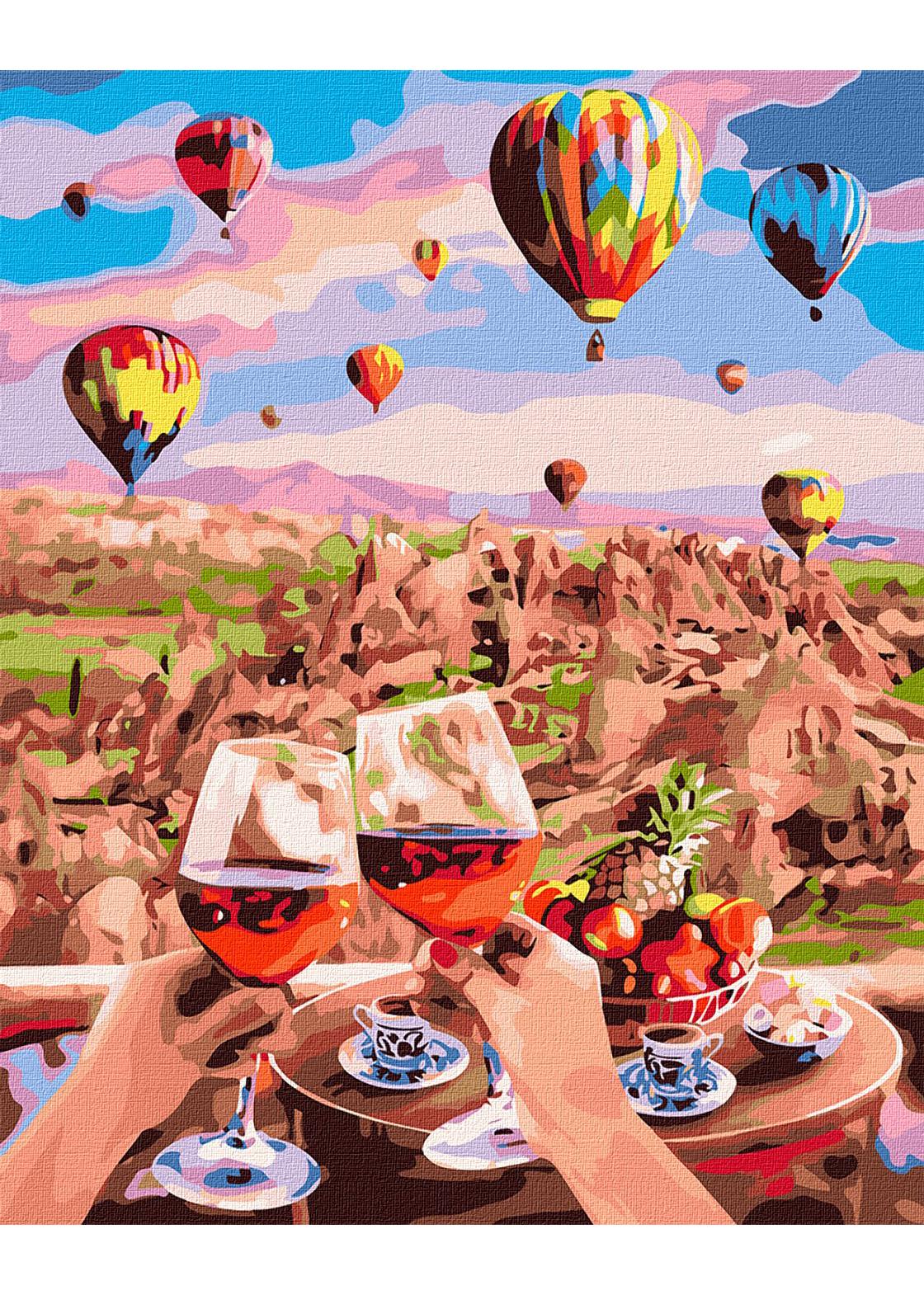 Картина по номерам Идейка Очаровательная Каппадокия 40х50 см (KHO2837)