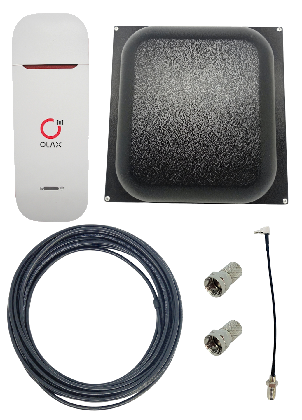 Комплект для інтернету роутер модем WIFI 4G Olax Олакс U 90 H та антена 18 дБ кабель 10 м та перехідники