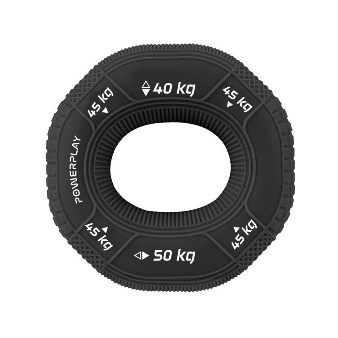 Эспандер кистевой силиконовый PowerPlay PP-4331 Hand Grip Hard 40-45-50 кг Черный (2342184910)