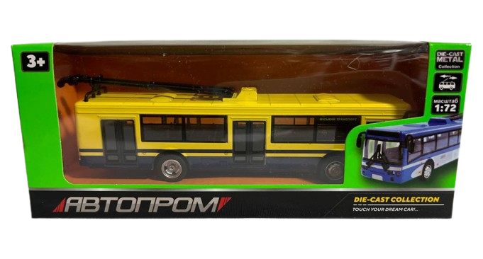 スポーツ Yellowbus ᐉ Іграшковий тролейбус Автопром інерційний металопластиковий
