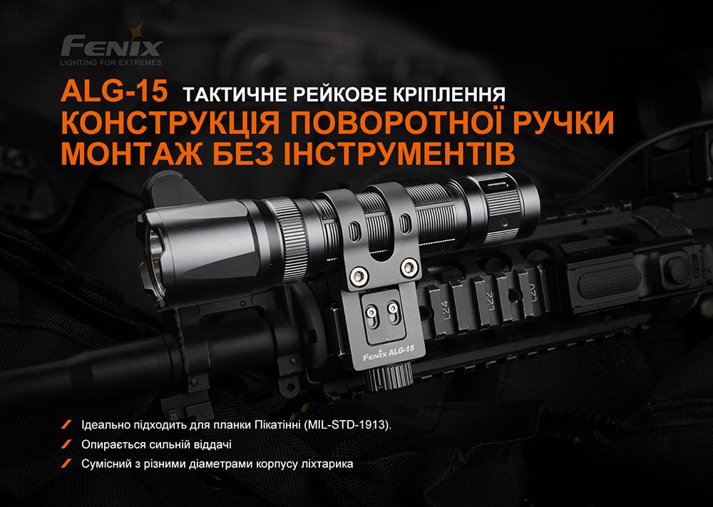 Крепление для фонарей Fenix ALG-15 на оружие (atlantmarket_60553) - фото 5