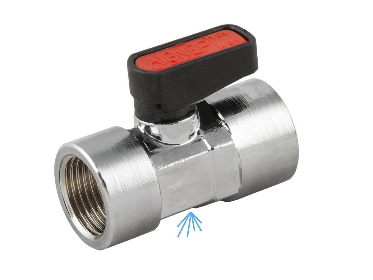 Кран шаровой AIGNEP 2GM600 внутренняя резьба 1/8 (0660000001)